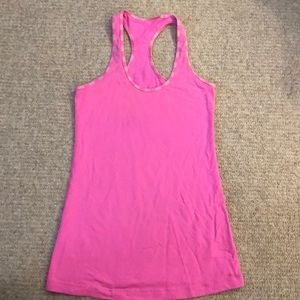 bright pink lulu tank